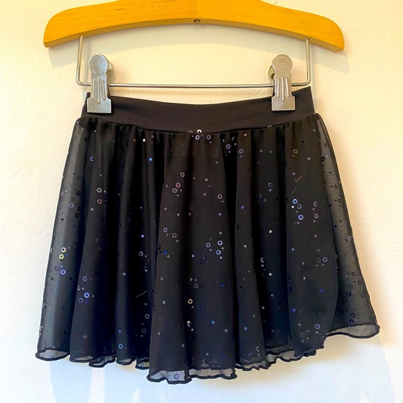 Capezio girls black ballet skirt - Picture 1 of 5